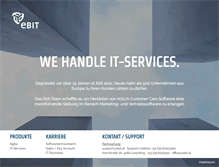 Tablet Screenshot of ebit.at